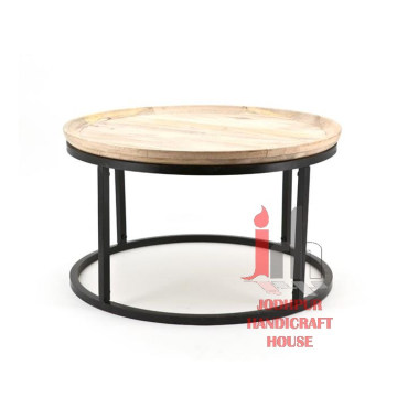 Iron Round Coffee Table